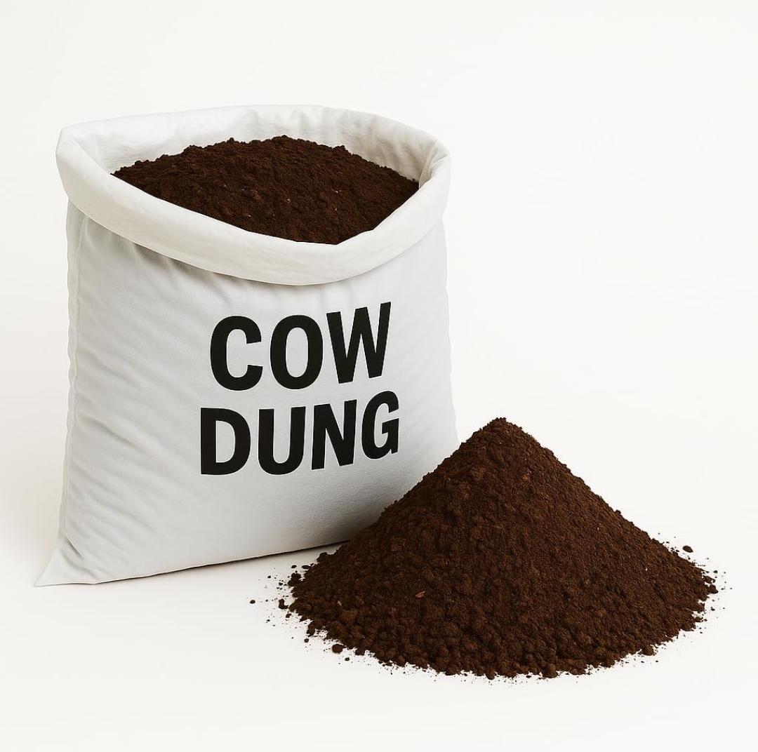 Natural Cow Dung Fertiliser for Plants, Organic Garden Manure, Plant Nutrition