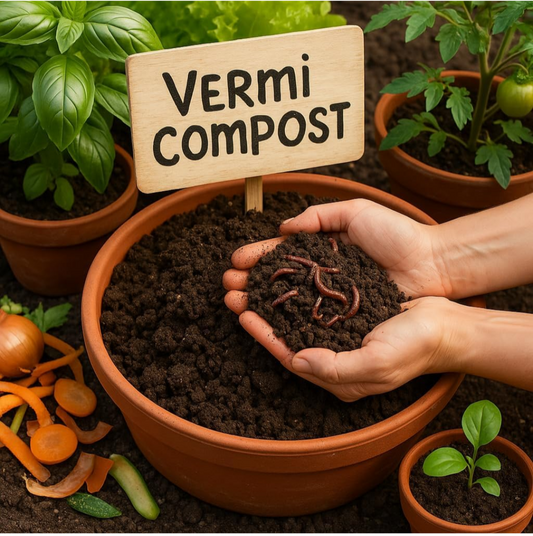 ORGANIC VERMI COMPOST FOR ORGANIC FARMING OR KITCHEN GARDENING (5KG)